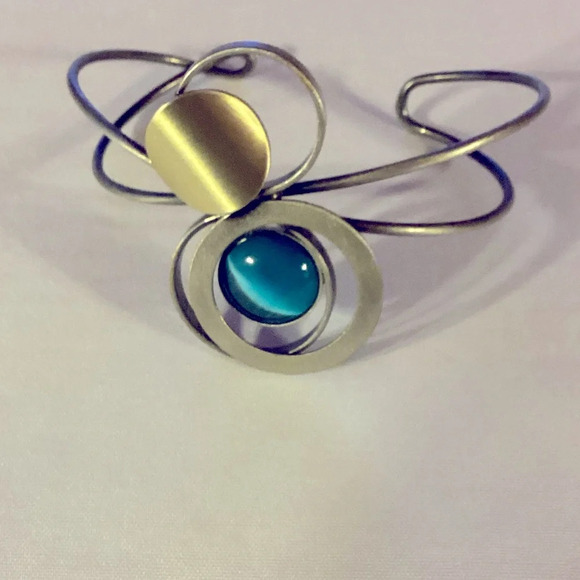 Two Tone Cuff Bracelet - Picture 1 of 3